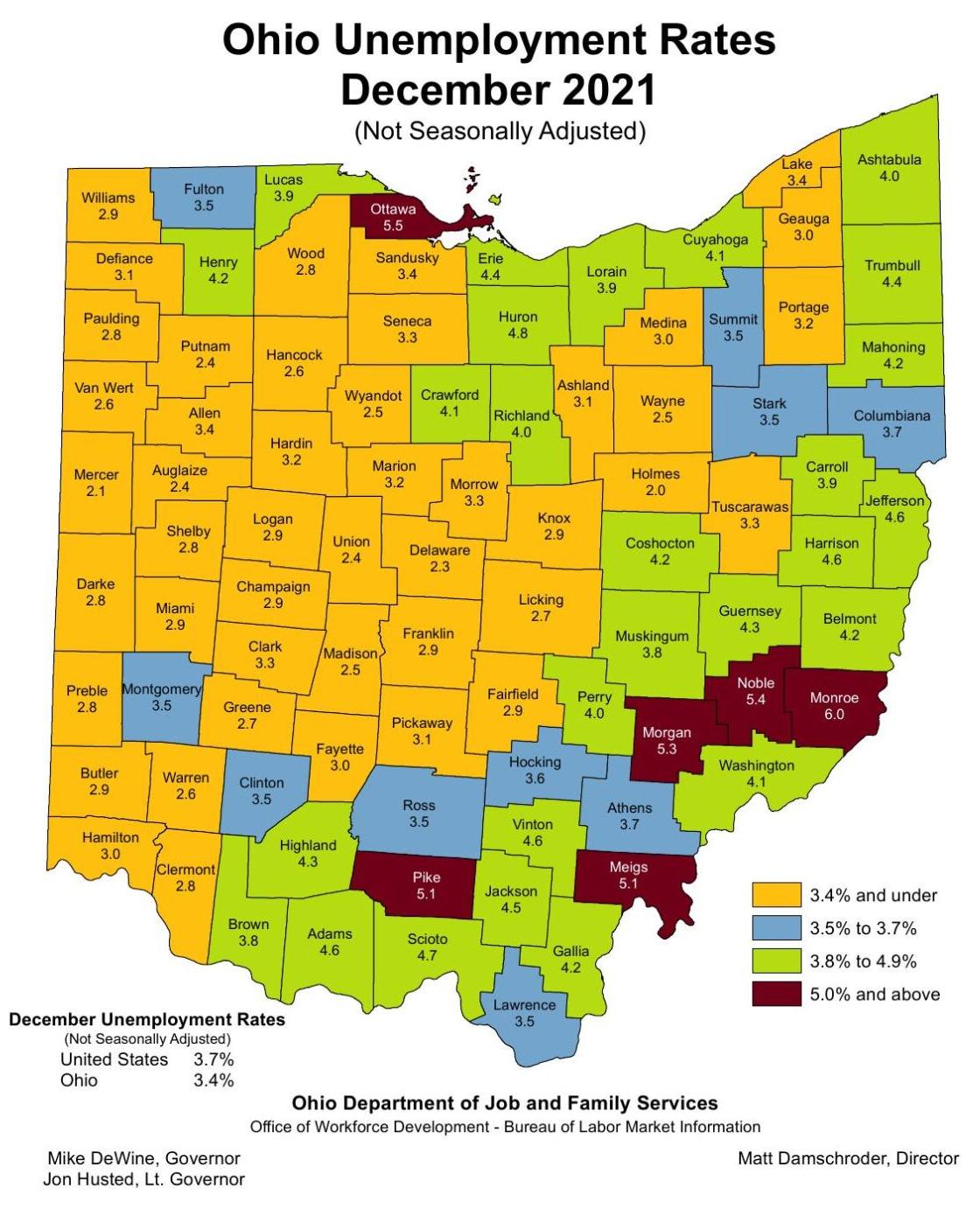 December 2021 Unemployment