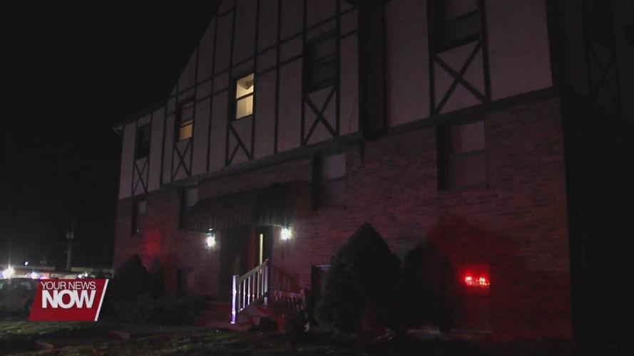 Authorities investigating a shooting at an apartment complex in Lima
