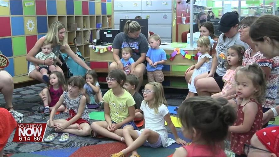 Children aged five and below participated in their last Story Time session of the Summer Reading Program at Lima Public Library