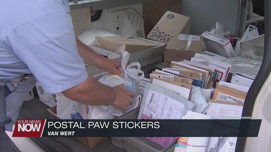 Dog owners in Van Wert could expect to see stickers appearing on their mailboxes