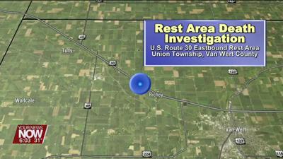 Troopers find a Lima man dead in a rest area in Van Wert County