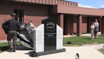 Eagle Scout candidate unveils law enforcement memorial for National Police Week