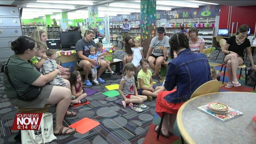 Children aged five and below participated in their last Story Time session of the Summer Reading Program at Lima Public Library