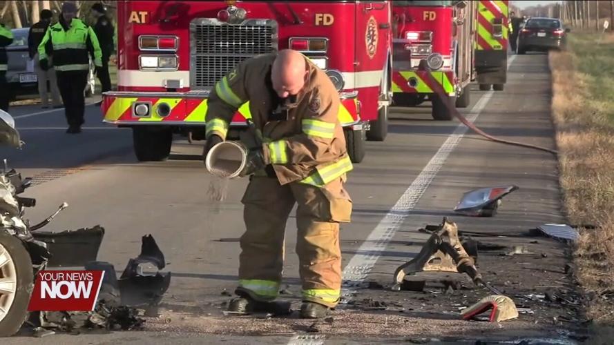 First responders called out to a multi-vehicle collision at Grubb and Elida roads