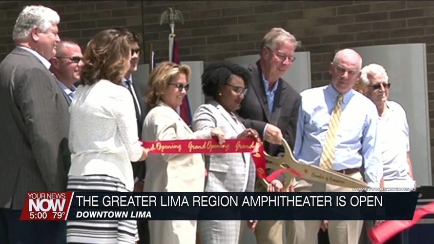 The ribbon is cut and the gates of the Greater Lima Region Amphitheater and Park are officially open