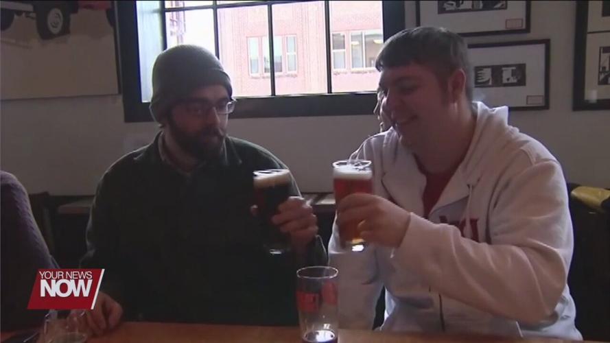 Local law enforcement encouraging good behavior while celebrating St. Patrick's Day