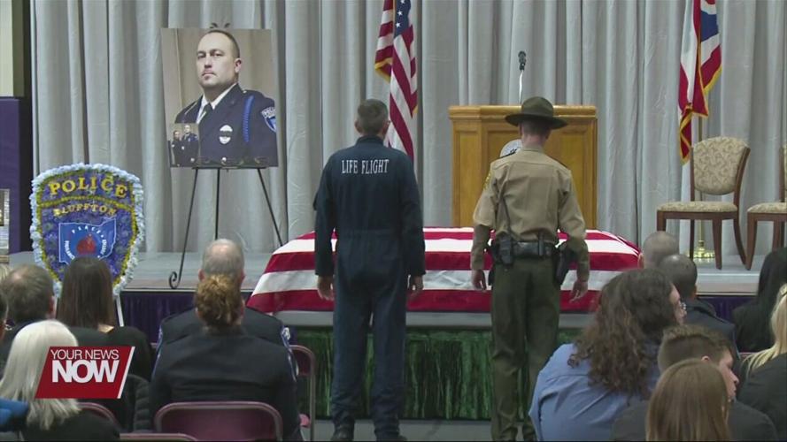 Funeral service held for Fallen Bluffton Officer; Many share how Dominic Francis left an impact