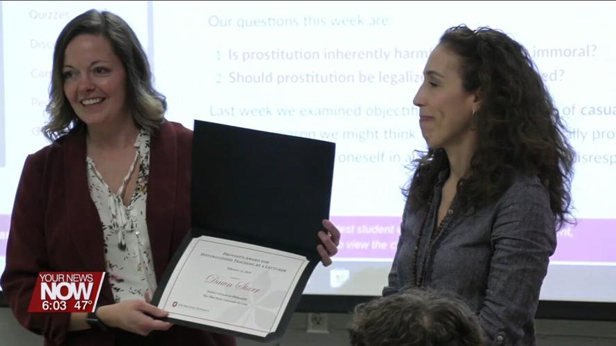 Ohio State Lima lecturer honored for her teaching excellence