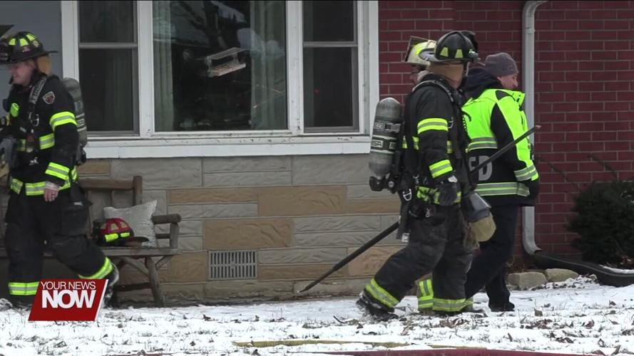 Multiple departments battle two-alarm fire on S. Sunderland Road