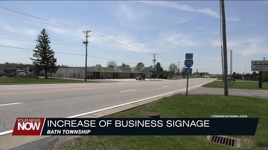 Bath Township residents will soon see an increase of signs promoting businesses and products