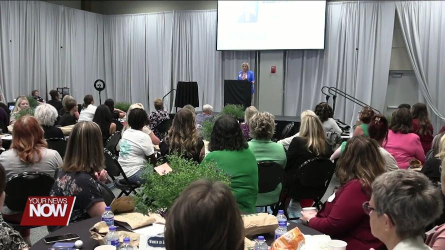 Lima City School superintendent Jill Ackerman speaks at Women in Business Luncheon