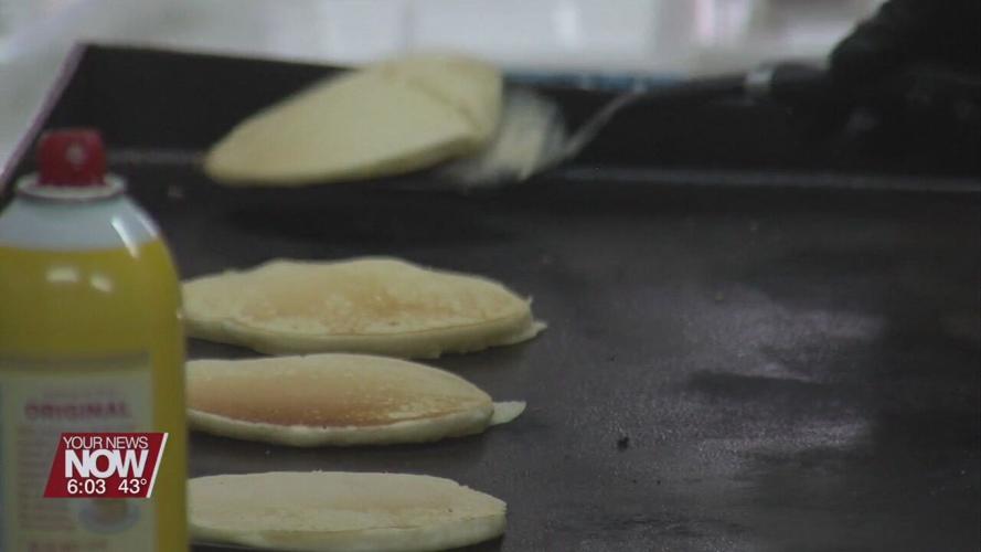Drive-thru pancake day raises money for the community of Lafayette