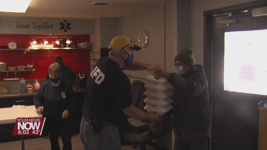Drive-thru pancake day raises money for the community of Lafayette