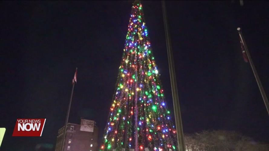 1st ever Lights on Lima brings the downtown tree to life for the holidays