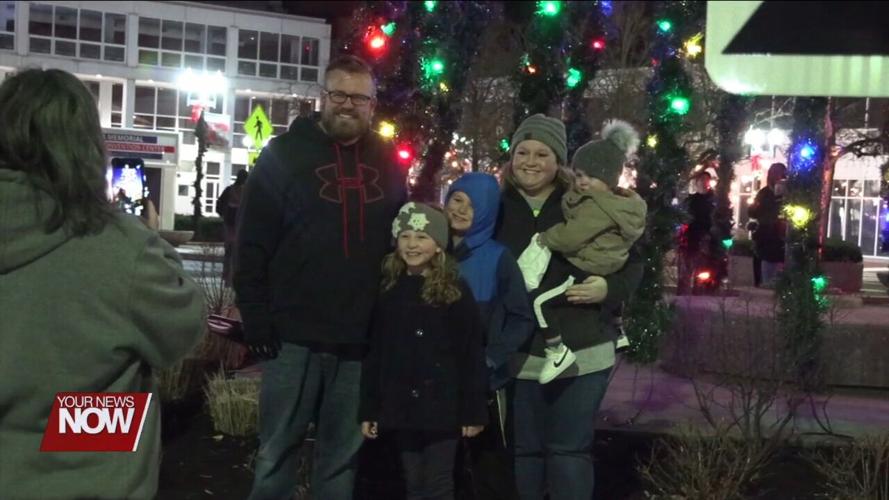 1st ever Lights on Lima brings the downtown tree to life for the holidays