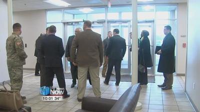 Congressmen take a tour of JSMC