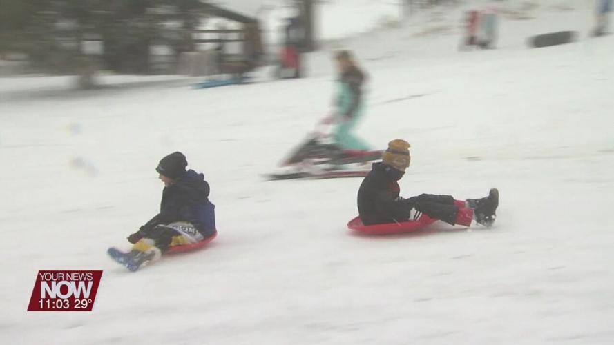 Day of snow fun at Faurot Park