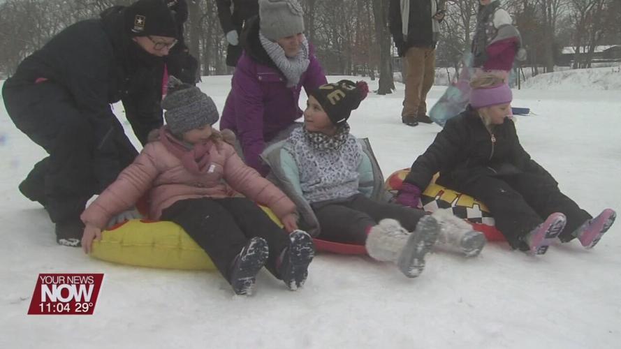 Day of snow fun at Faurot Park