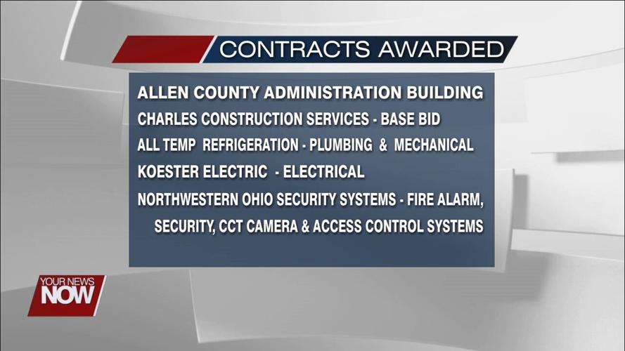 Commissioners award contracts for construction of new Allen County administration building