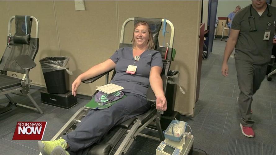 Community rolls up their sleeves for blood drive at Mercy Health-St. Rita's