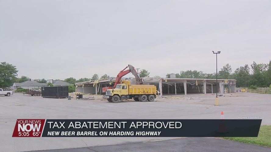 Tax abatement approved for new Beer Barrel on Harding Highway