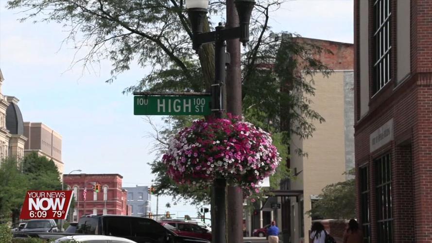 Flower baskets now line downtown Lima streets thanks to local organizations and businesses