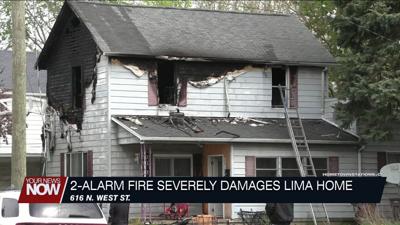 2-Alarm fire severely damages a Lima home Saturday afternoon.jpg