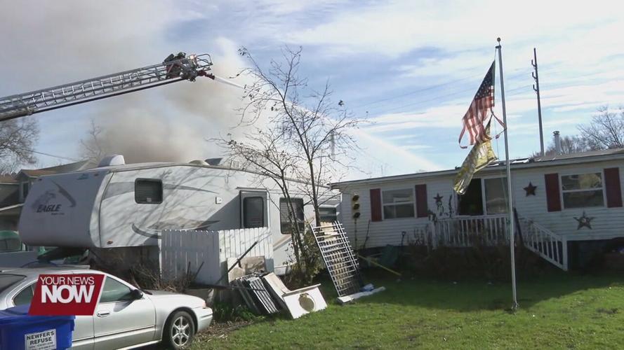 Fire causes heavy damage to Bath Township home