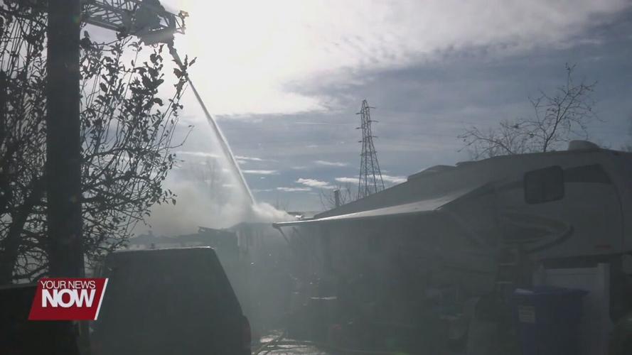 Fire causes heavy damage to Bath Township home