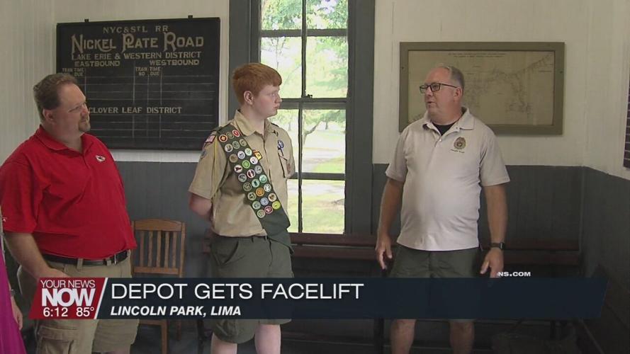 Bath Boy Scout chooses rail depot as Eagle Scout project