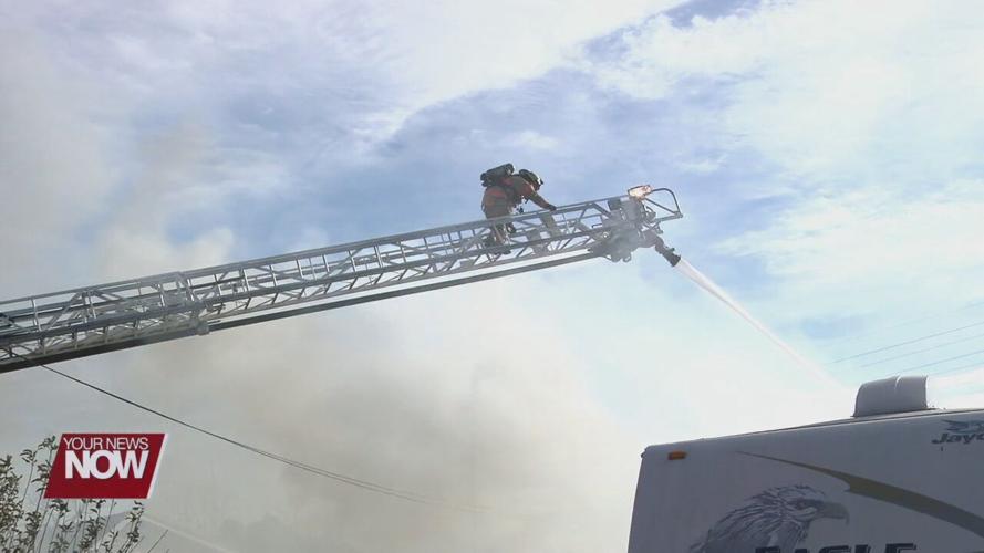 Fire causes heavy damage to Bath Township home