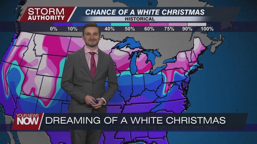 Meteorologist Nathan Kitchens takes a look at our chance for a White Christmas
