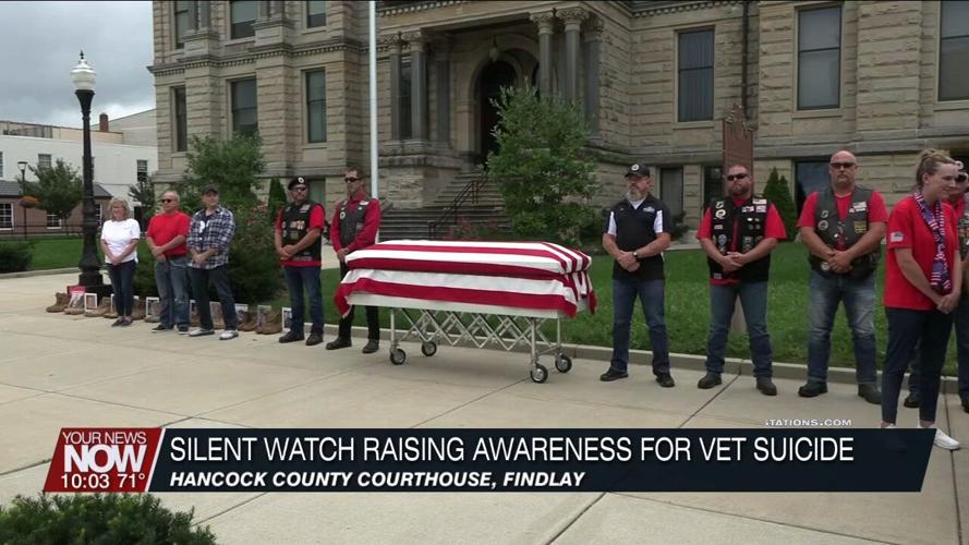 Over 100 volunteers at the 2nd annual Silent Watch to raise awareness for high veteran suicide rates
