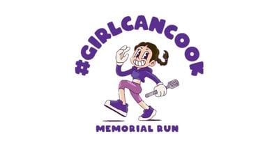 Girl Can Cook Memorial Run graphic