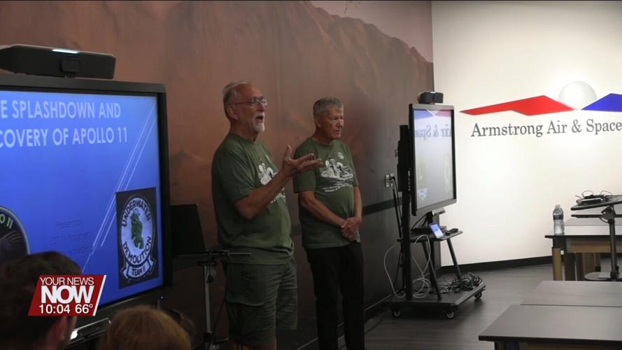 Two of the U.S. Navy Frogmen who retrieved Apollo 11 astronauts tell their story at Armstrong Air & Space Museum