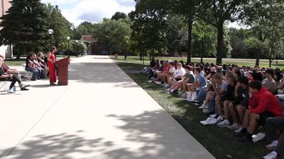 Nearly 250 students and a four-legged friend begin Fall Semester at Ohio State Lima