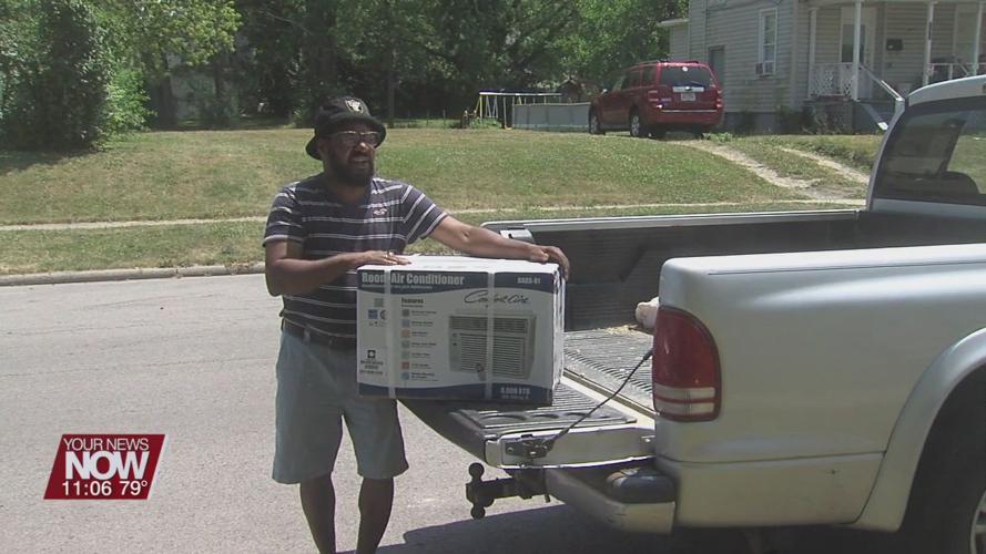 Lima Councilman Derry Glenn starts delivering AC units to seniors in the area