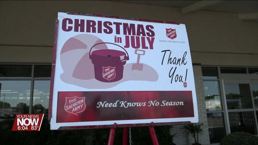 The bells are ringing as the Lima Salvation Army kicks off their Christmas In July campaign