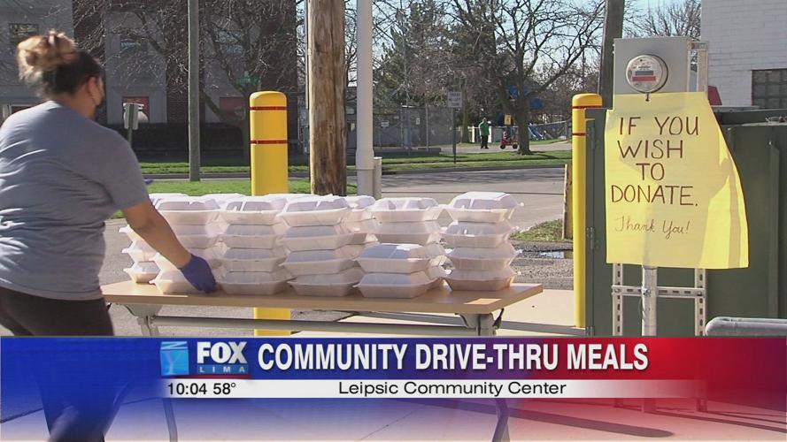 Leipsic Community Center providing drive-thru meal service