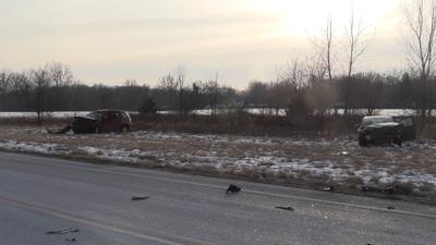 Emergency crews respond to collision at intersection of Fort Amanda and Wapak roads