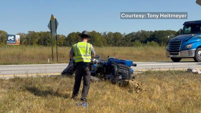 MAN DIES AFTER CRASHING MOTORCYCLE ON I-75 IN SIDNEY 