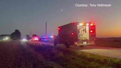 Rollover crash seriously injures two Shelby county men