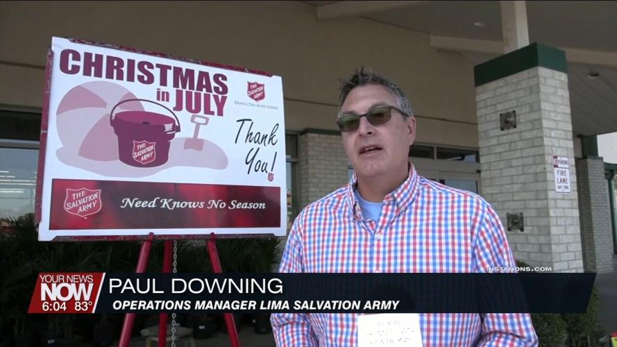 The bells are ringing as the Lima Salvation Army kicks off their Christmas In July campaign