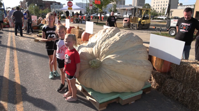 13 hundred pound pumpkin takes home the grand prize at Pumpkin Invasion
