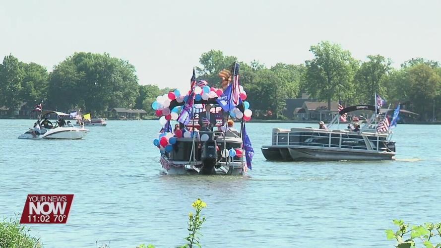 Trump Boat Parade brings hundreds to Indian Lake
