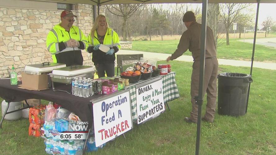 Findlay couple shows appreciation to truck drivers with "Operation Feed a Trucker"
