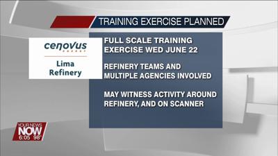 Full scale training exercise planned at Lima Refinery on June 22nd