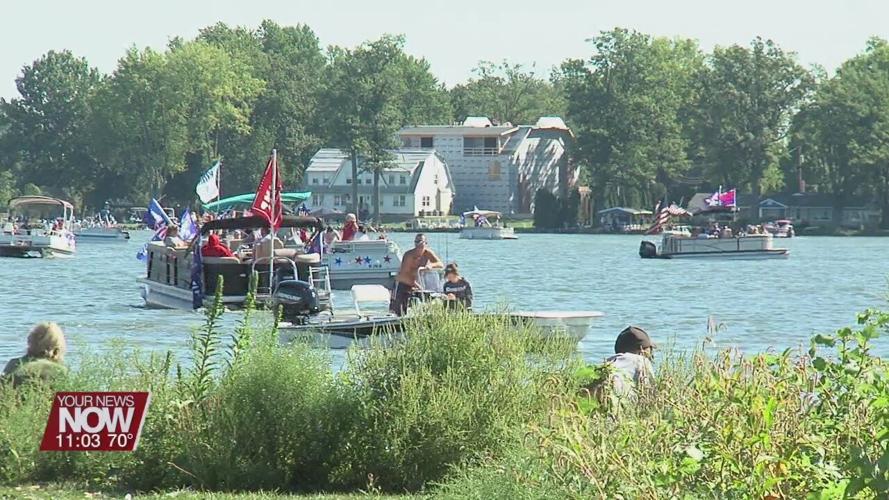 Trump Boat Parade brings hundreds to Indian Lake