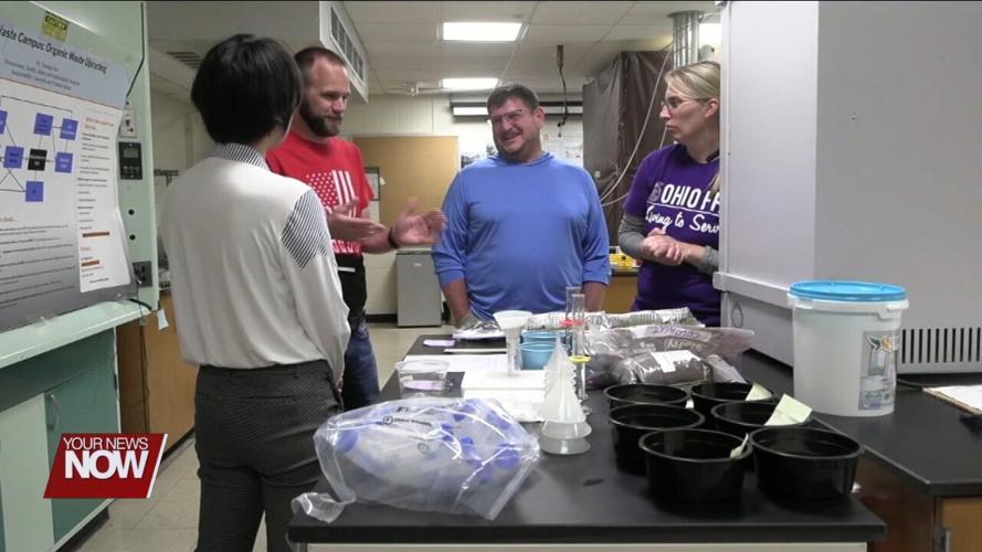 University of Findlay showcasing how they are converting manure and other waste into energy