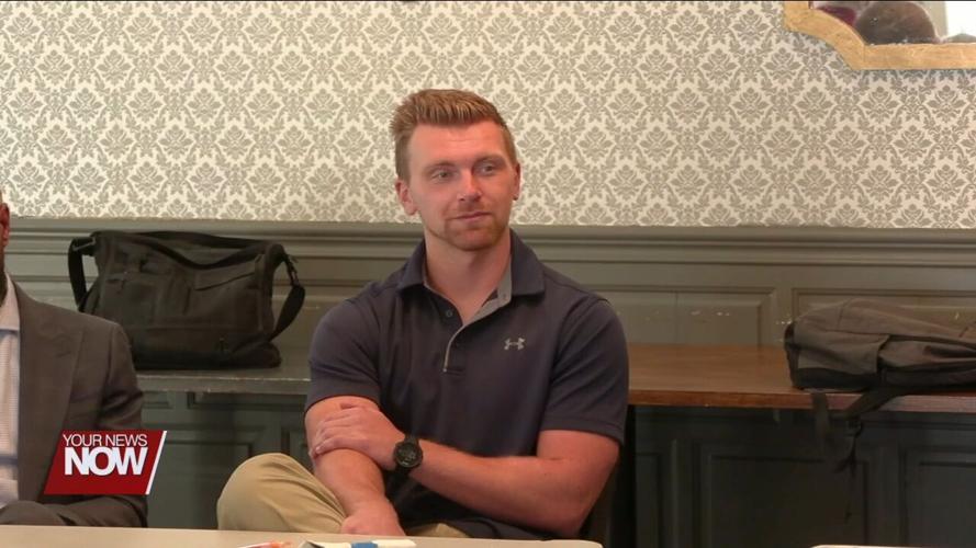 Ottawa native who achieved the "Triple Crown of Hiking" speaks to Lima Kiwanis Club members